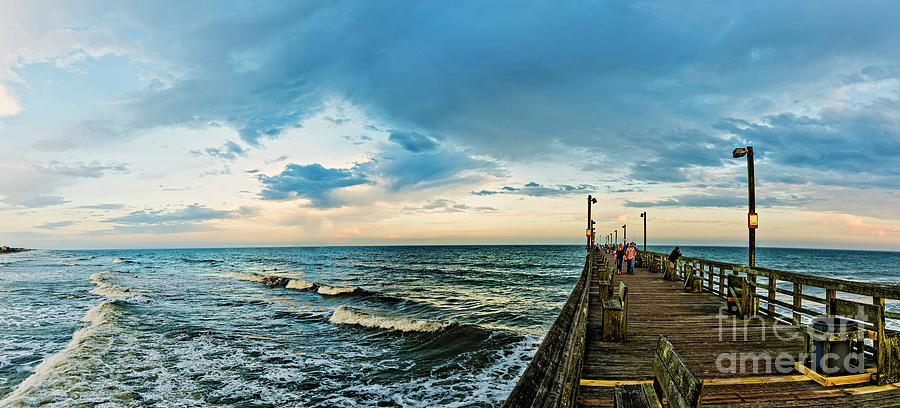 Walking the Pier Photograph by DJA Images