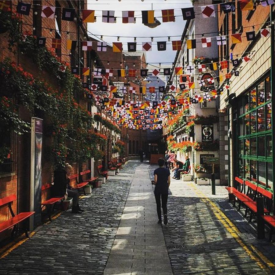 Flag Photograph - Cathedral Quarter by Amanda Heather