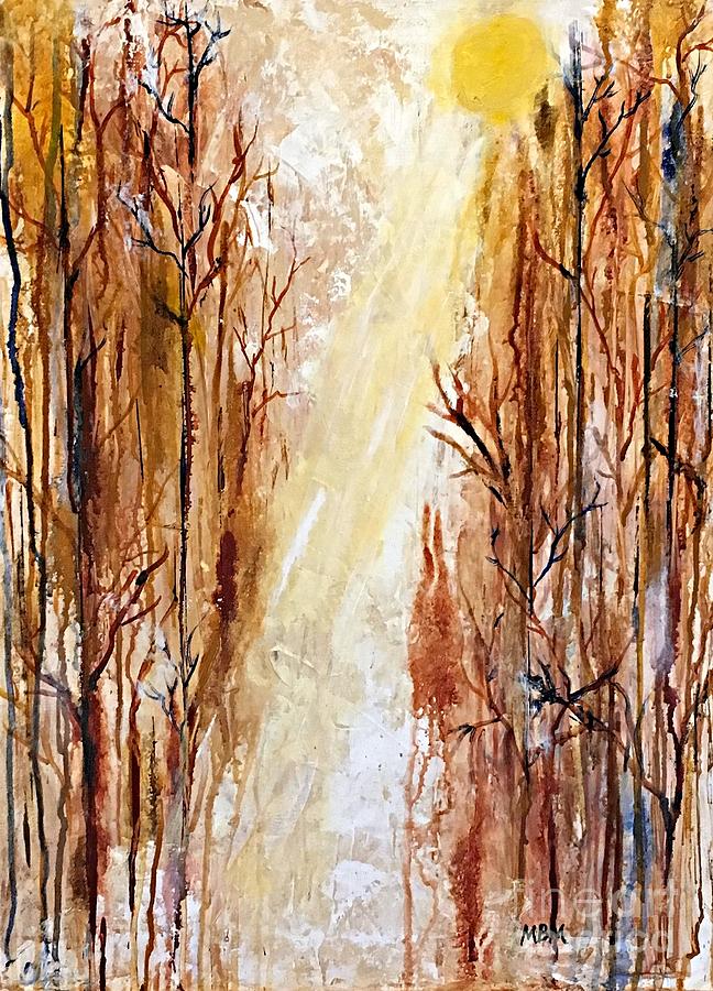 Path to the Creek Painting by Mary Mirabal