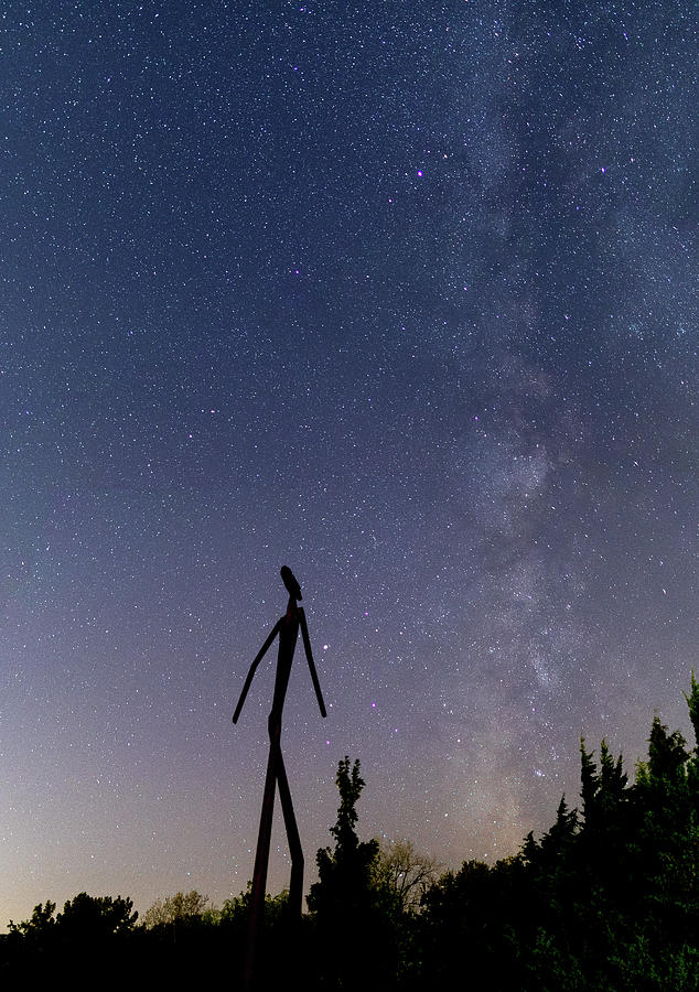 Walking to the Milky Way Photograph by Jon Friesen