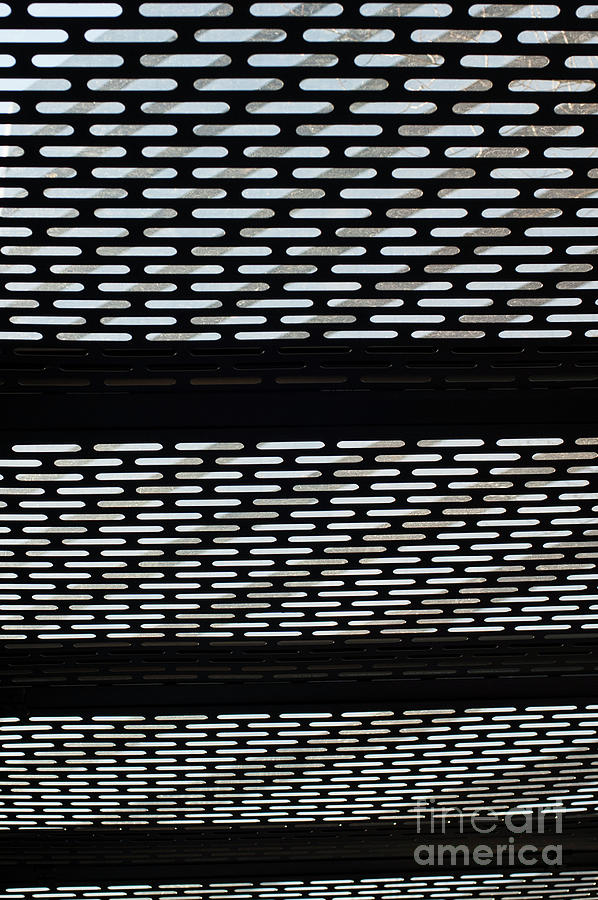 Walkway Grid Abstract Photograph by Jim Corwin