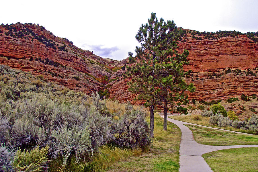 Walkways in Echo Canyon off I 80, Utah  Photograph by Ruth Hager