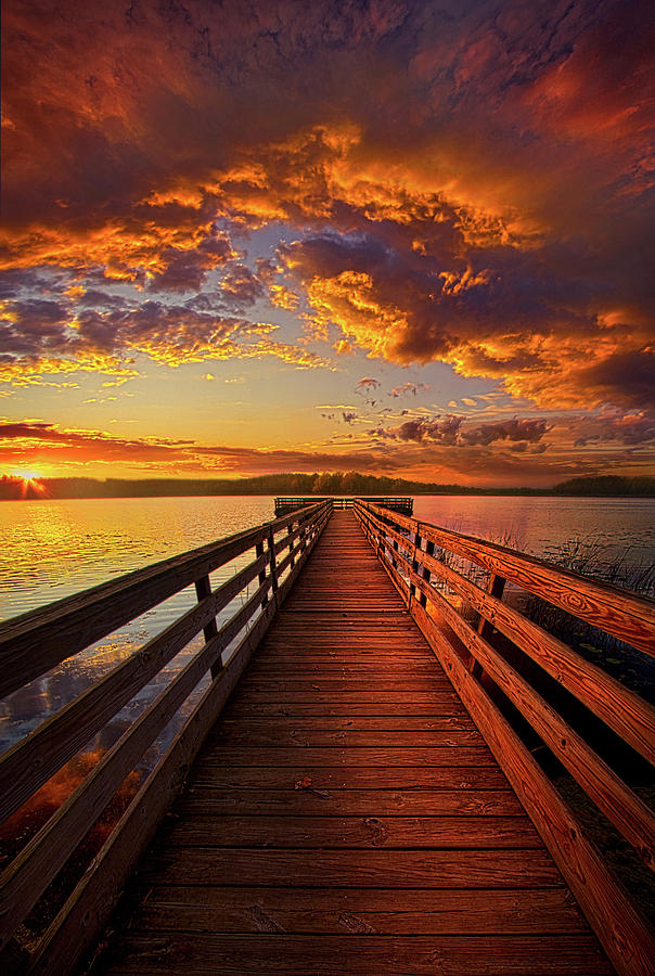 Sunset Photograph - Walkyn Skywyrd by Phil Koch