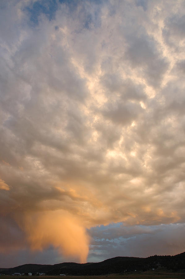 Sunset Photograph - Wall Cloud by Jerry McElroy