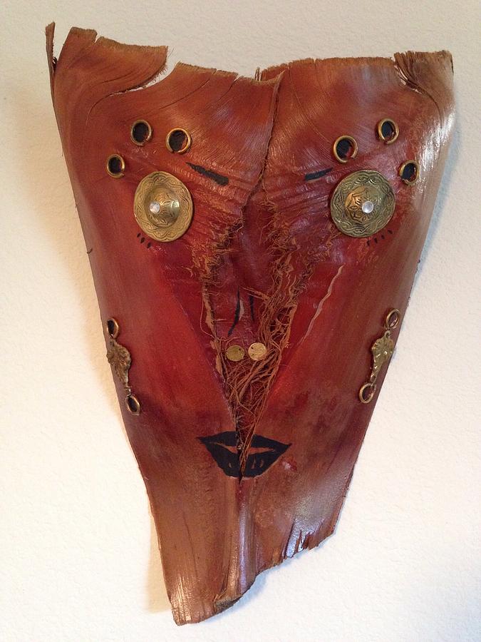 Bug Eyes Woman Wall mask Sculpture by Sandra Acra - Fine Art America