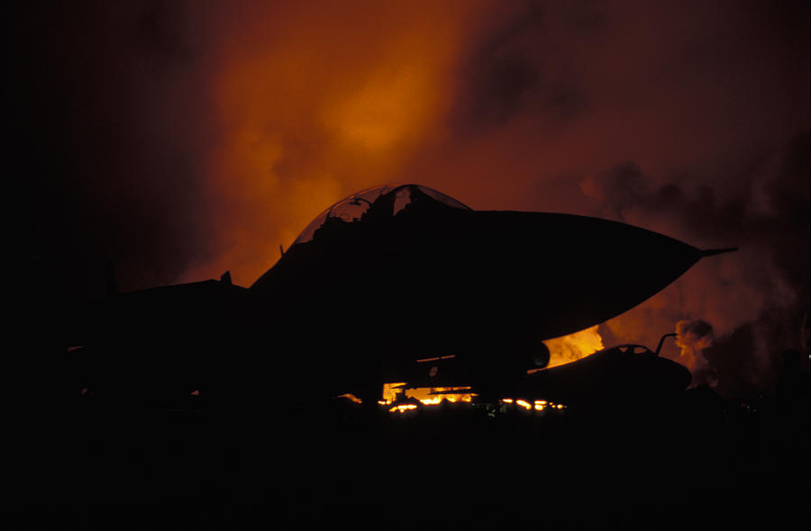 Us Photograph - Wall of Fire by John Clark Us Photograph - Wall of Fire by John Clark