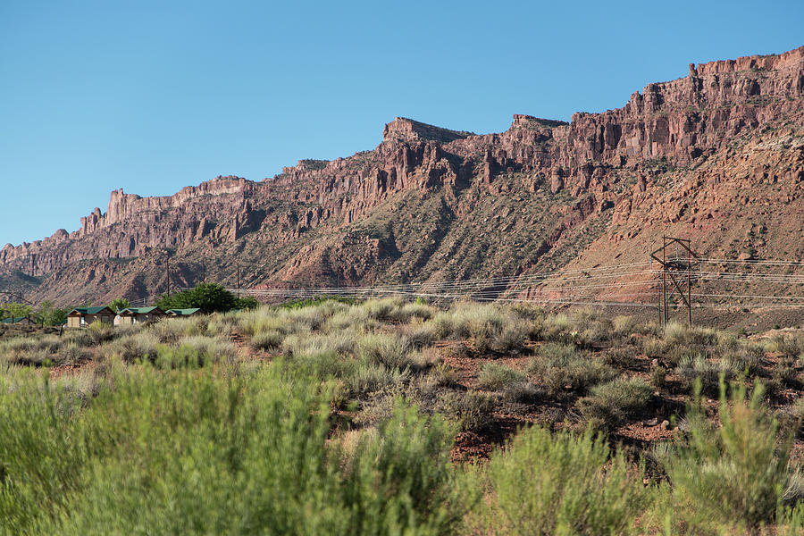 Wall of Red Rock Photograph by Tom Cochran