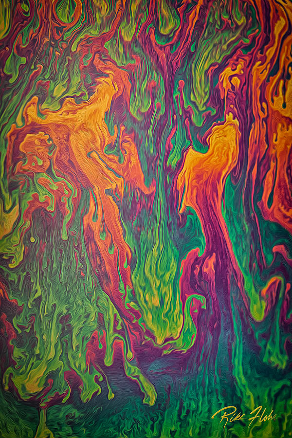 Wall of Soap Film Photograph by Rikk Flohr