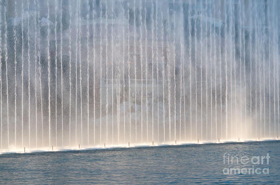Las Vegas Photograph - Wall of Water by Andy Smy