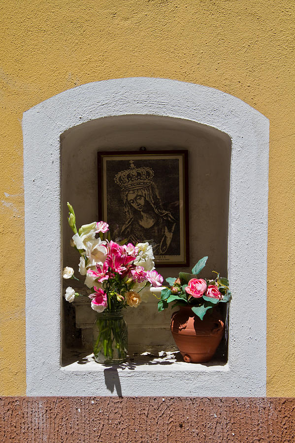 Wall Shrine Photograph by Roger Mullenhour