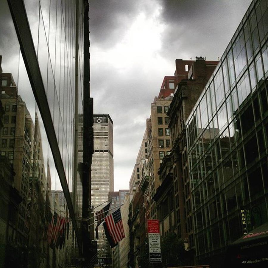 Architecture Photograph - Wall Street Buildings #newyork #usa by Emmanuel Varnas
