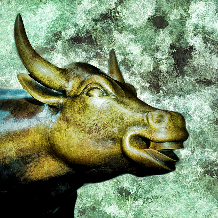 Wall Street Bull Photograph by Steve McKinzie