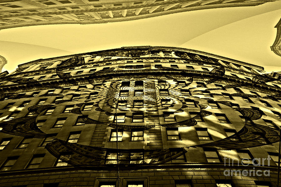 Wall Street Looking Up Photograph by Julie Lueders 