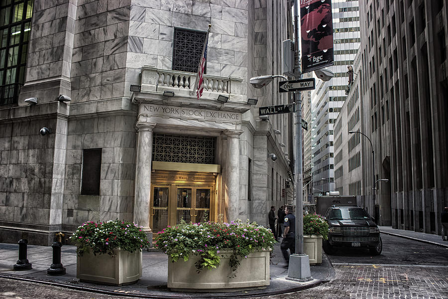 Architecture Photograph - Wall Street by Martin Newman