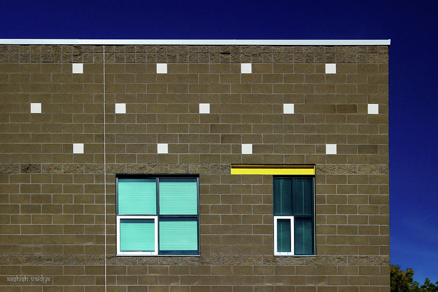 Wall, Windows and Sky Photograph by Aashish Vaidya