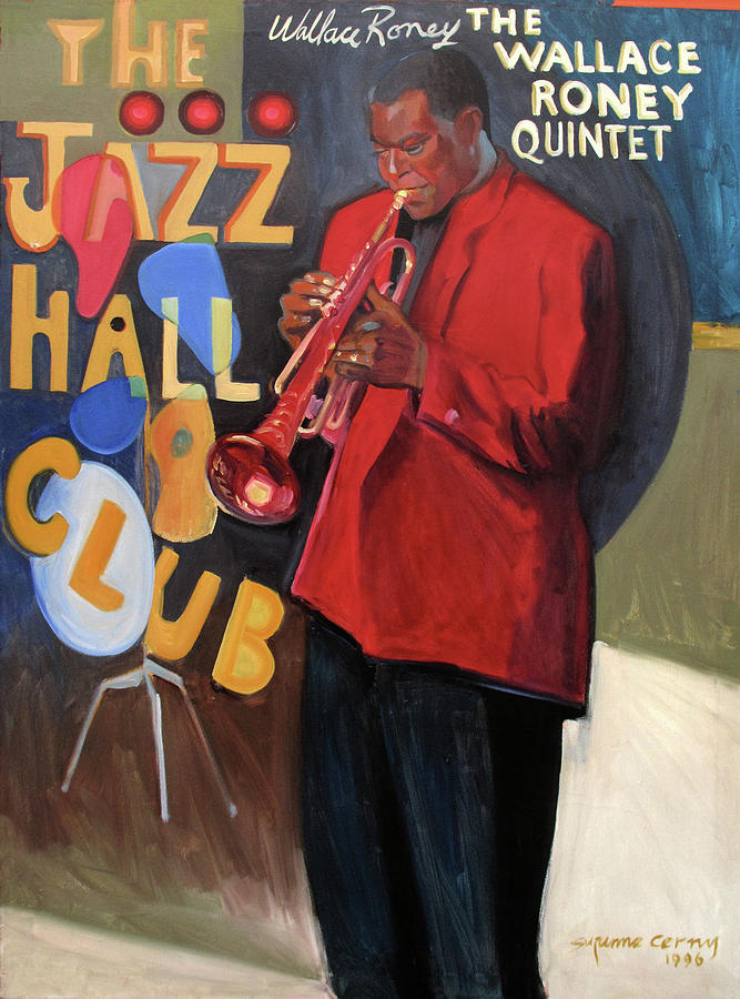 Wallace Roney Painting by Suzanne Giuriati Cerny