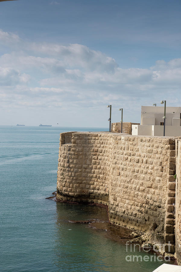walls of the old city of Acre Photograph by Ilan Amihai