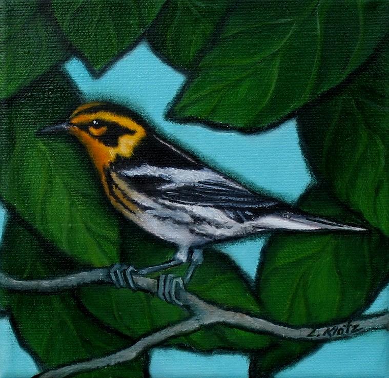 Wally the Warbler Painting by Lorraine Klotz - Fine Art America