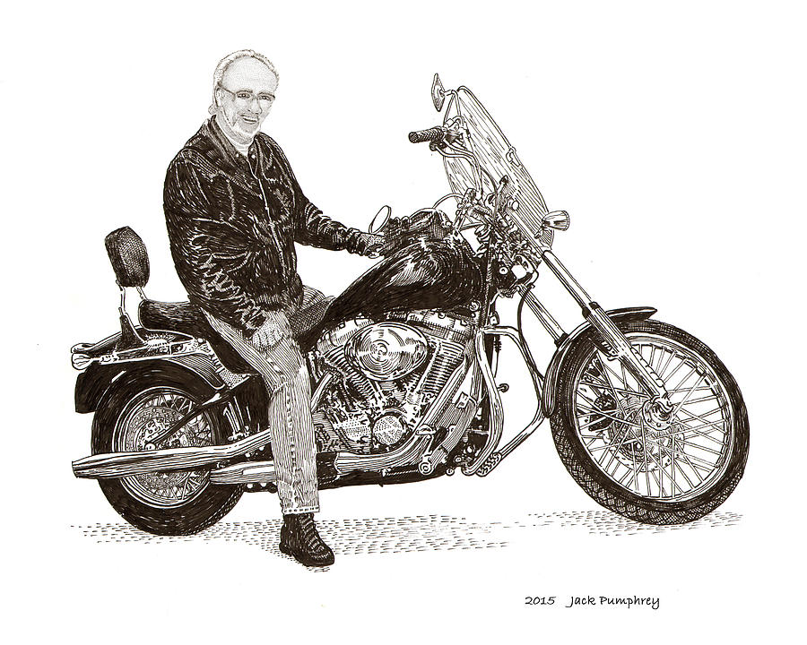 Wallys Ride Drawing by Jack Pumphrey