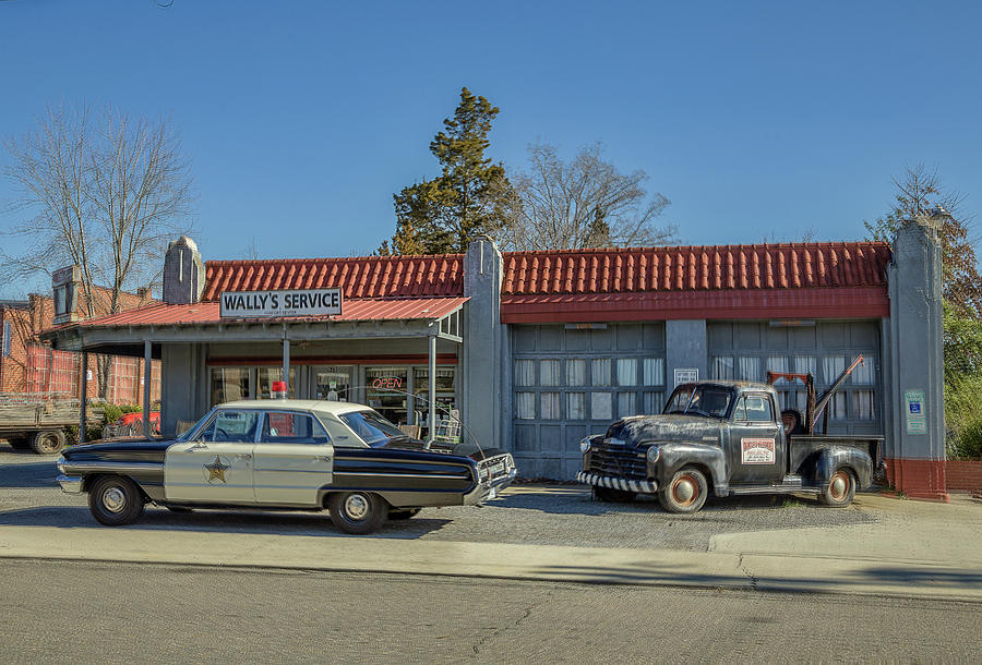 Wally's Service Station Photograph by Cindi Poole