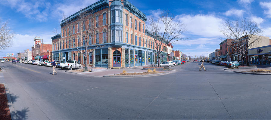 Architecture Photograph - Walnut & Linden Streets, Fort Collins by Panoramic Images