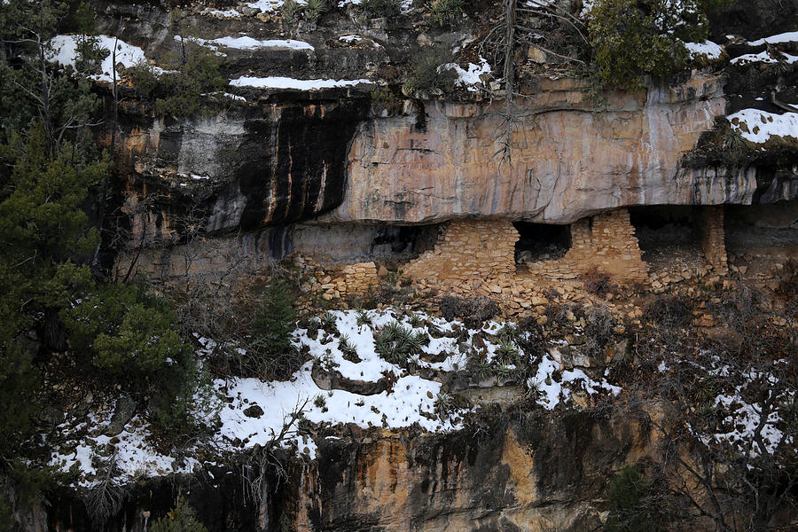 Walnut Canyon Cliff Dwellings 3 Photograph by Mary Bedy