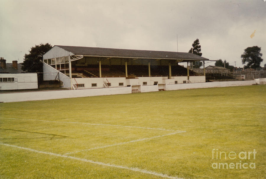Walsall - Fellows Park - Main Stand 2 - 1970s Photograph by Legendary Football Grounds