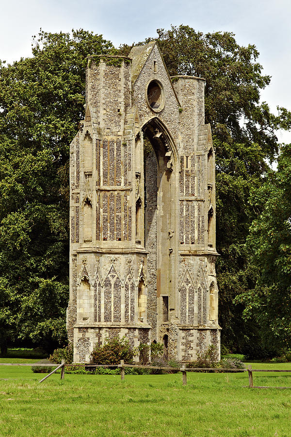 Walsingham Priory east window Photograph by Paul Cowan