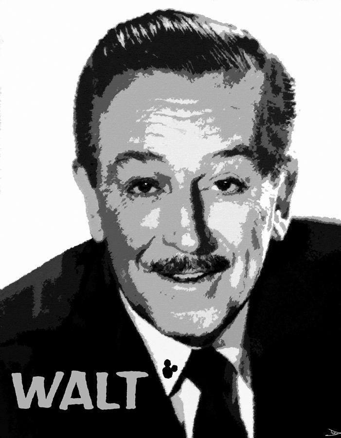 Walt Painting by David Lee Thompson
