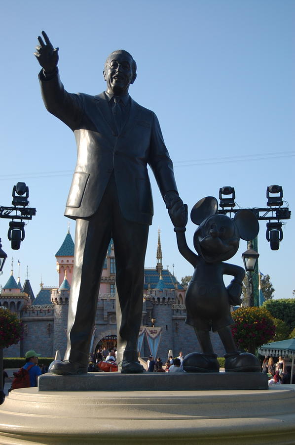 Walt Disney and his best friend Mickey Photograph by Leslie Thabes ...