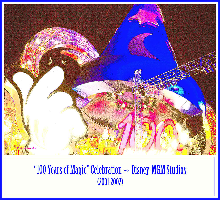 Walt Disney World 100 Years of Magic Celebration 2001-2002 Digital Art by A Macarthur Gurmankin
