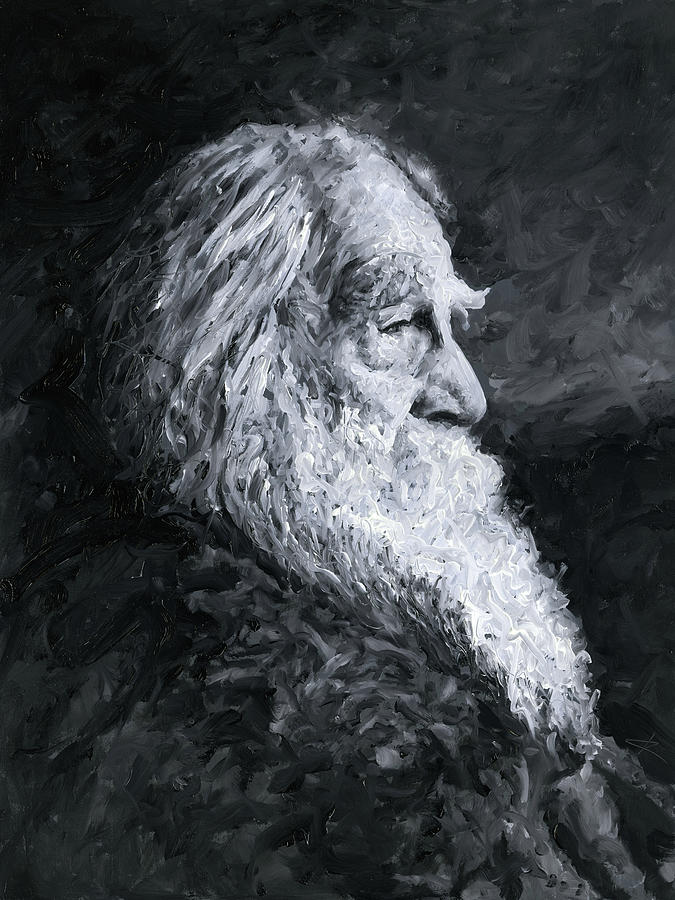 Walt Whitman Painting by Christian Klute