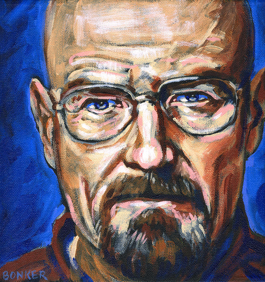Actor Painting - Walter White by Buffalo Bonker