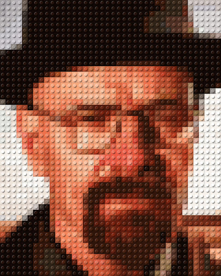 Walter White Lego Mosaic Photograph by Paul Van Scott