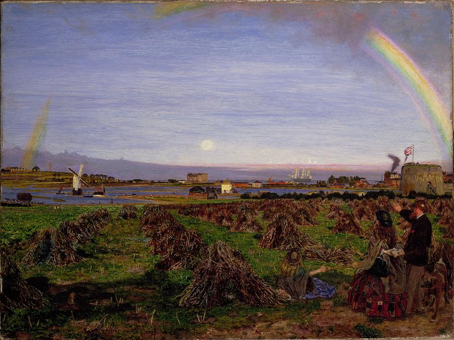 Walton-on-the-Naze by Ford Madox Brown, 1860. Painting by Celestial Images