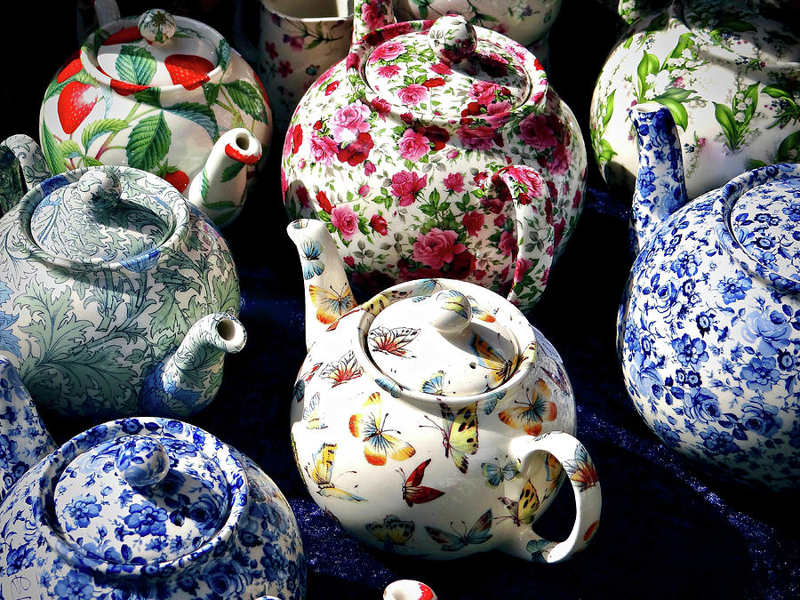 Waltz Of The Teapots Photograph by Ira Shander