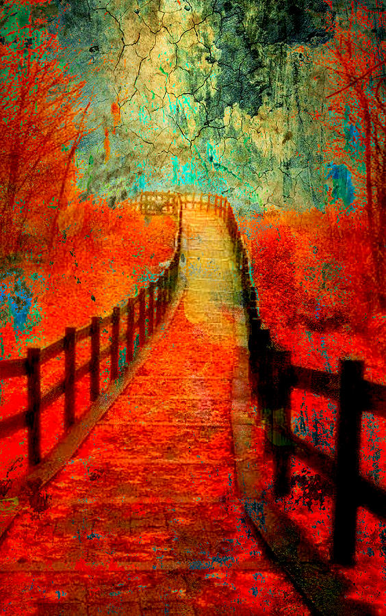 Wander Bridge Digital Art by Greg Sharpe
