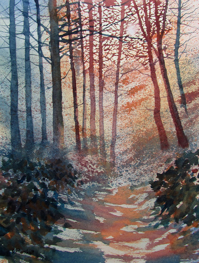 Wander in the Woods Painting by Glenn Marshall