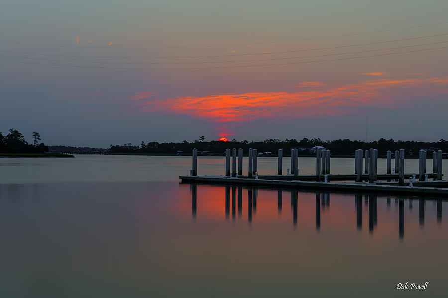 Wando River Marina At Sunrise Photograph