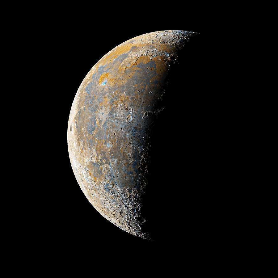 Waning Crescent Moon / Day 23 Photograph by Bartosz Wojczynski - Fine ...