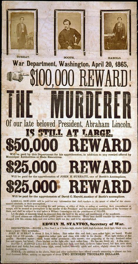 Wanted Poster For The Assassins Photograph by Everett