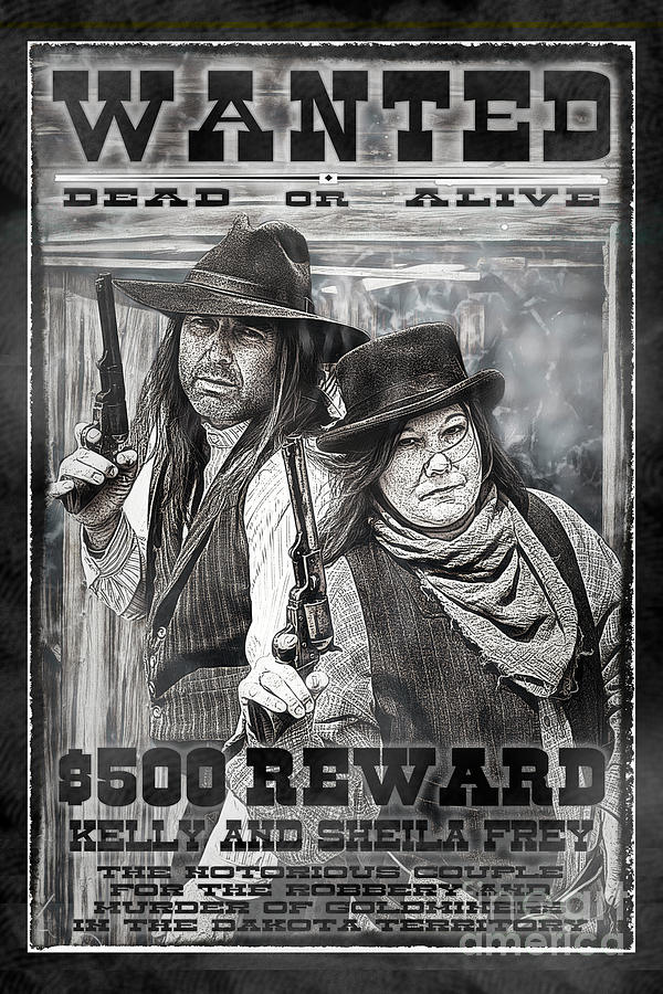 Wanted Poster The Notorious Couple Photograph