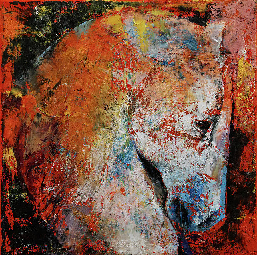 Abstract Painting - War Horse by Michael Creese