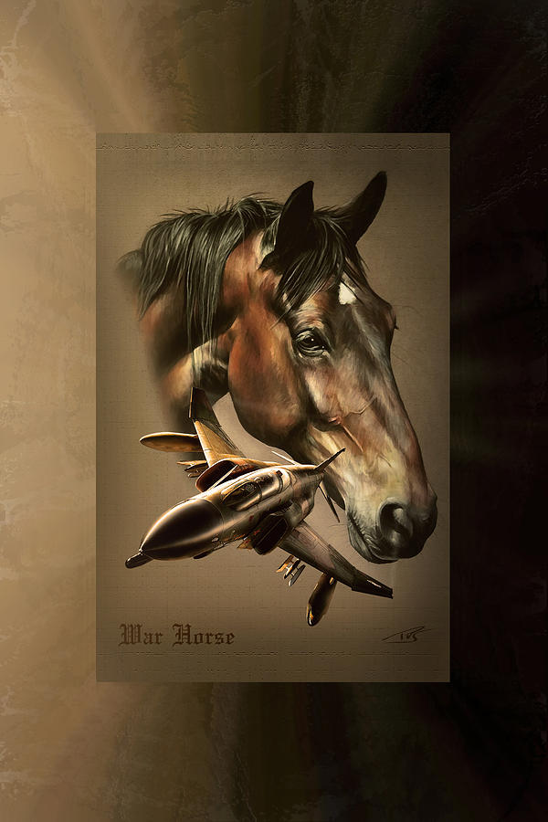War Horse Redux Digital Art by Peter Van Stigt