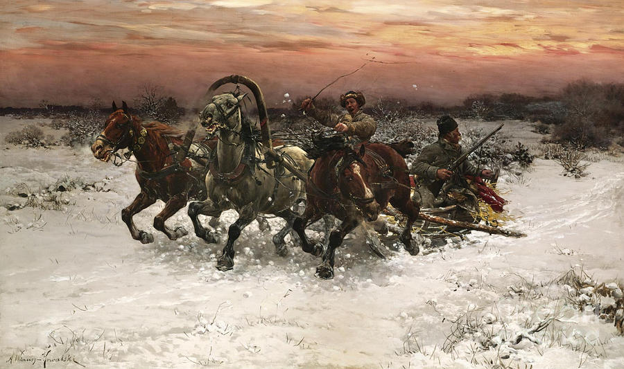 War Ice Painting by MotionAge Designs