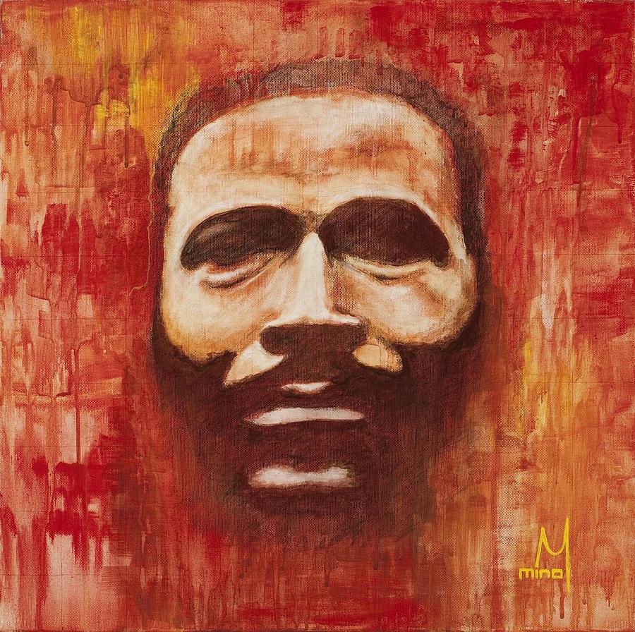 Marvin Gaye Painting - War is Not the Answer by Mina Marquette Hutchins