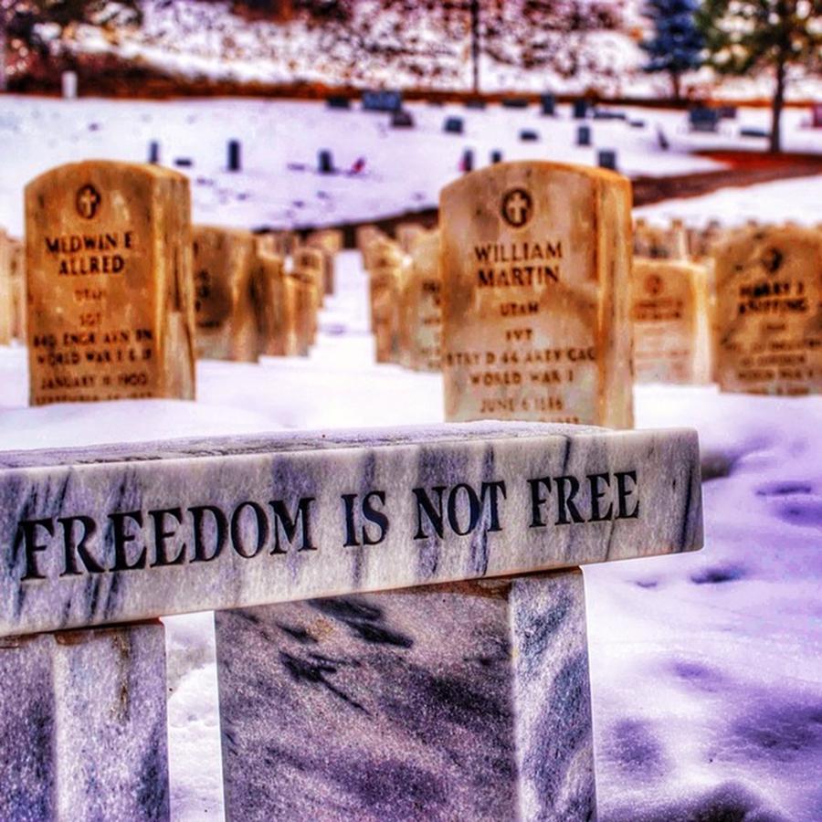 war Is Peace. Freedom Is Slavery Photograph by Amber Harlow