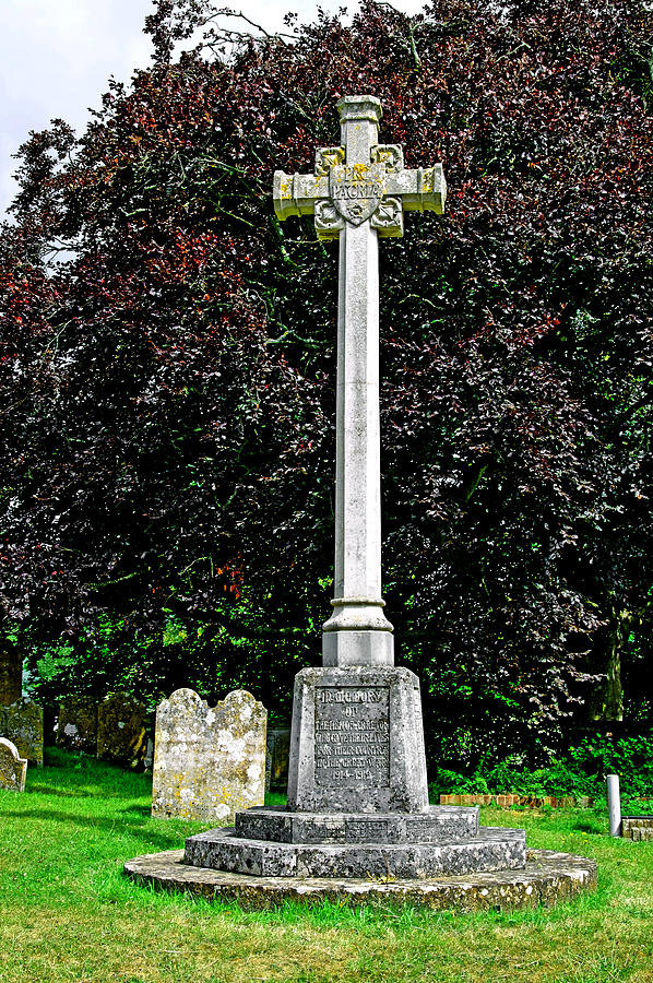 War Memorial in St Georges Churchyard, Arreton Photograph by Rod Johnson