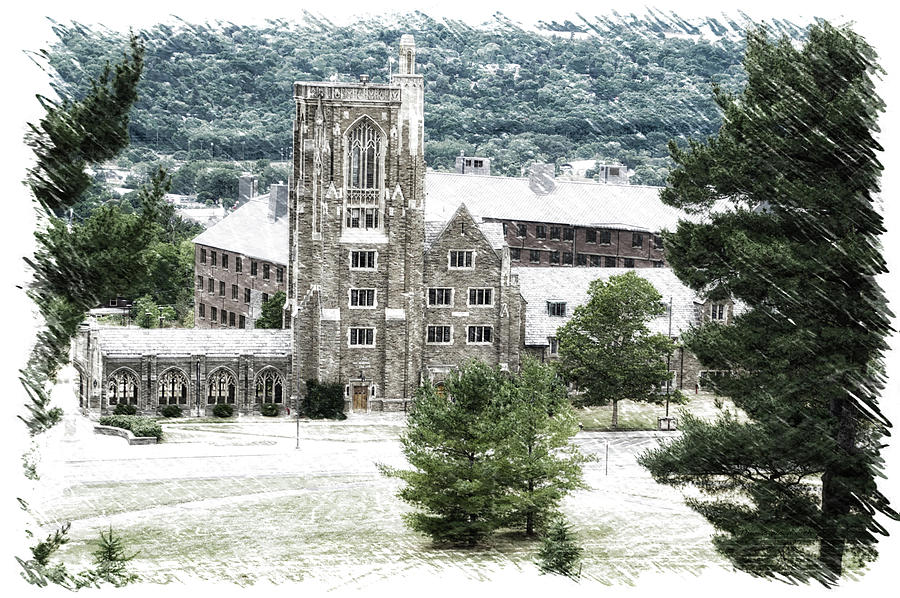 War Memorial Lyon Hall Cornell University Ithaca New York PA 04 Photograph by Thomas Woolworth