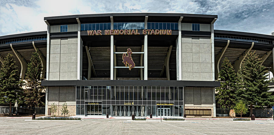 War Memorial Stadium - University Of Wyoming Photograph by Mountain